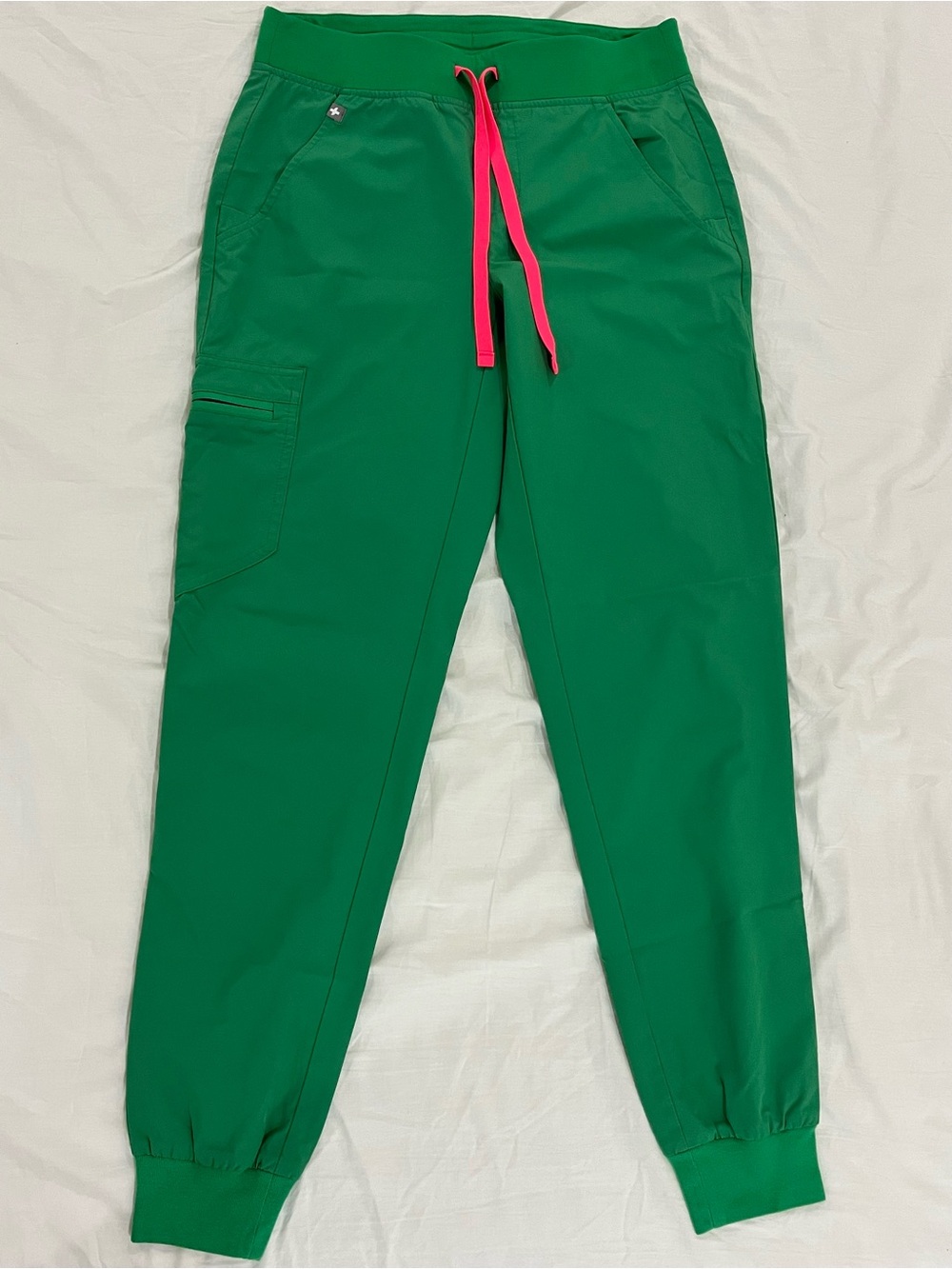 Women’s Safety Green FREEx Joggers with Hot Pink Drawstring